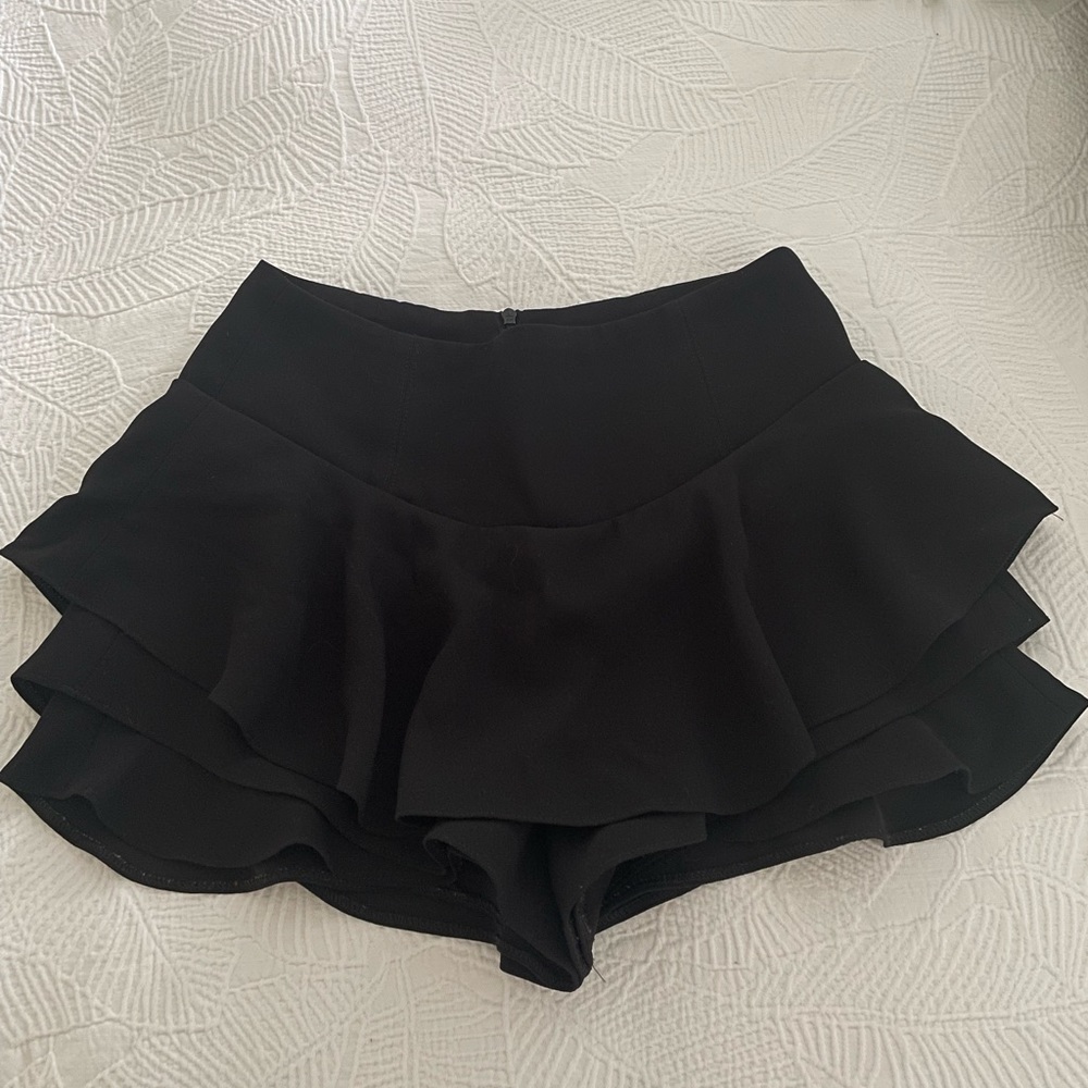 Zara black mini skort. Size XS